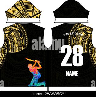 maillot de sport par sublimation Illustration de Vecteur