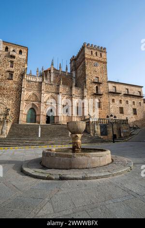 Monastère de Sainte Marie de Guadalupe, Guadalupe, Estrémadure, Espagne Banque D'Images