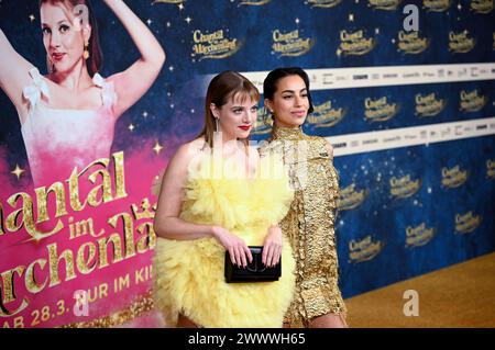 Jella Haase und Gizem Emre BEI der Weltpremiere des Kinofilms Chantal im Märchenland im Mathäser Filmpalast. München, 25.03.2024 *** Jella Haase et Gizem Emre lors de la première mondiale du film Chantal im Märchenland au Mathäser Filmpalast Munich, 25 03 2024 Foto:XR.xHeinex/xFuturexImagex chantal muenchen 4378 Banque D'Images