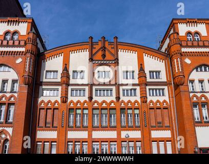 Usine de cogénération de Charlottenburg, Vattenfall, Kalowswerder, Berlin, Allemagne Banque D'Images