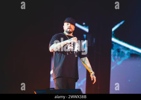 Concert - Club Dogo GUE Cosimo fini du Club Dogo Milan Forum Italie Copyright : xEmanuelaxGiurano/TSCKx/xLiveMediax LPM 1289469 Banque D'Images