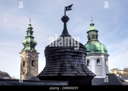 Vue de la chapelle Gertrauten à préparées Église Pierre, ville de Salzbourg, Autriche Banque D'Images