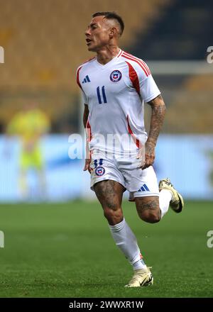 Parme, Italie, 22 mars 2024. Eduardo Vargas, du Chili, lors du match amical international au Stadio Ennio Tardini, Parme. Le crédit photo devrait se lire : Jonathan Moscrop / Sportimage Banque D'Images