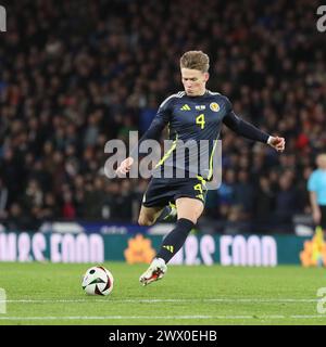 Glasgow, Royaume-Uni. 26 mars 2024. Dans leur préparation pour l'UEFA EURO 2024, l'Écosse affronte l'Irlande du Nord au Hampden Park, Glasgow, le stade national écossais. Crédit : Findlay/Alamy Live News Banque D'Images