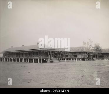 Hôpital de base, Camp Columbia, la Havane, Cuba CA. 1908 Banque D'Images