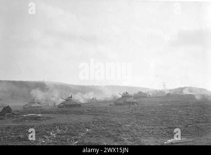 WW II photos : photographie de chars en Allemagne CA. 1944 Banque D'Images