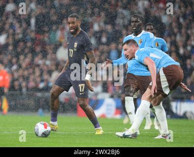 Ivan Toney (Brentford) d'Angleterre en action lors d'un match de football amical international entre l'Angleterre et la Belgique au stade de Wembley, Londres, Royaume-Uni - 26t Banque D'Images