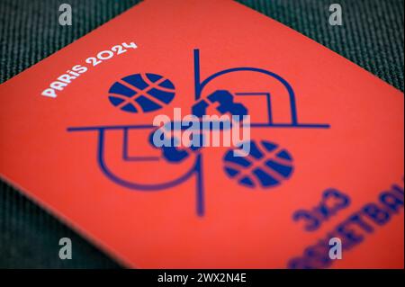 PIN'S JO PARIS 2024 Epreuve de Basket OFFICIAL Pictogramme COLLECTOR Sport EUR 14,99 - PicClick ES