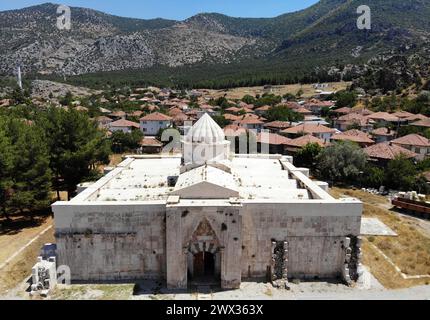 Susuz Caravansérail, situé à Burdur, Turquie, a été construit en 1246. Banque D'Images