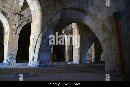 Susuz Caravansérail, situé à Burdur, Turquie, a été construit en 1246. Banque D'Images