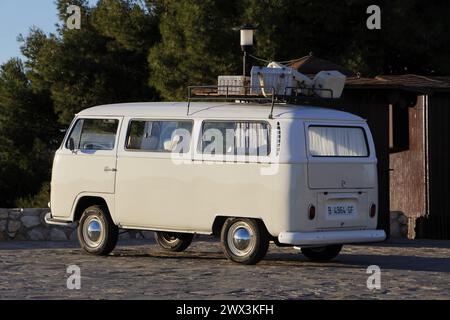 Volkswagen type T2 restauré. Banque D'Images