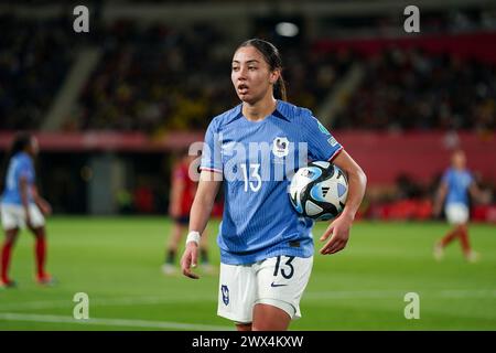 Sevilla, Espagne. 28 février 2024. Séville, Espagne, 28 février 2024 : Selma Bacha (13 France) lors de la finale 2024 de l'UEFA Womens Nations League entre l'Espagne et la France à l'Estadio Olimpico de Sevilla à Séville, Espagne. (Daniela Porcelli/SPP) crédit : SPP Sport Press photo. /Alamy Live News Banque D'Images