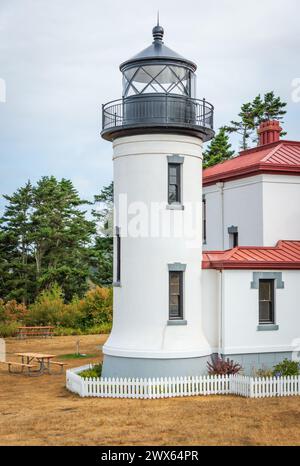 Fort Casey State Park sur Whidbey Island, dans le comté d'Island, État de Washington, États-Unis Banque D'Images