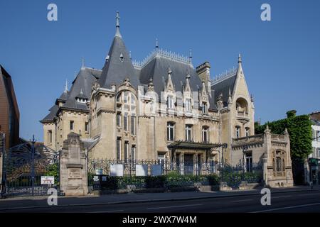 France, région hauts-de-France, département de la somme, Amiens, rue des otages, Hôtel particulier Bouctot-Vagniez, Art Nouveau, Banque D'Images