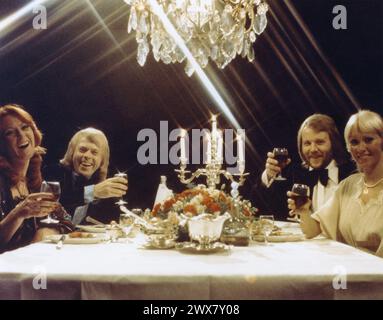 ABBA : L'année du film : 1977 Suède / Australie réalisateur : Lasse Hallström Anni-Frid Lyngstad, Björn Ulvaeus, Benny Andersson, Agnetha Fältskog Banque D'Images