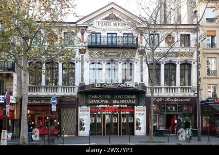 Tourisme, France, 10ème arrondissement de paris, boulevard de strasbourg, façade, auditorium Banque D'Images