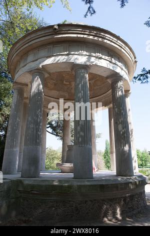 Paris, bois de Vincennes, lac Daumesnil, Banque D'Images