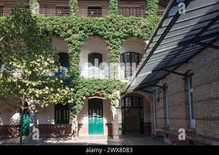 Paris, 71 rue du Ranelagh, lycée Molière, Banque D'Images