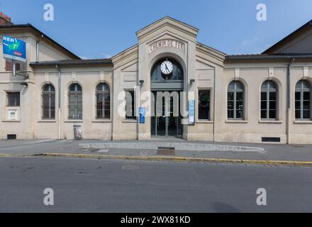 France, région Ile de France, Seine Saint Denis, gare de Sevran Livry Banque D'Images