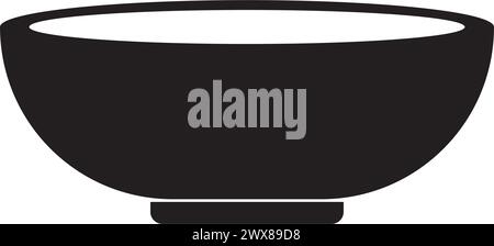 conception de logo d'illustration vectorielle d'icône de bol Illustration de Vecteur