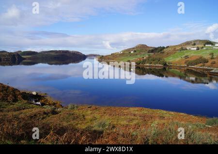 Loch Inchard, Sutherland Nord-Ouest de l'Écosse, Royaume-Uni Banque D'Images