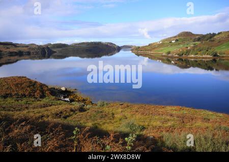 Loch Inchard, Sutherland Nord-Ouest de l'Écosse, Royaume-Uni Banque D'Images