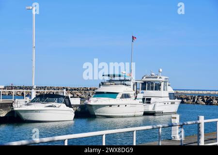 marina port Washington Wisconsin utilisation Banque D'Images