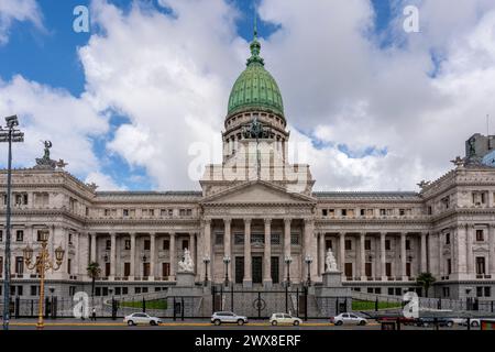 Palais du Congrès de la nation Argentine (congreso nacional), Buenos Aires, Argentine. Banque D'Images