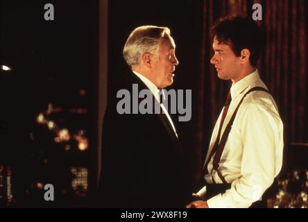 JASON ROBARDS et TOM HANKS à PHILADELPHIE 1993 réalisateur JONATHAN DEMME écrivain Ron Nyswaner costumes design Colleen Atwood musique Howard Shore Clinica Estetico / Tristar Pictures Banque D'Images