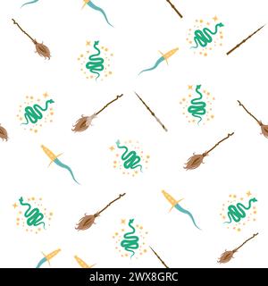 Religion et occultisme avec symboles ésotériques. Fond magique mystique. Manuscrit médiéval inspiré. Illustration de Vecteur