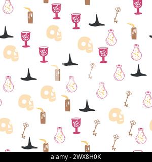 Religion et occultisme avec symboles ésotériques. Fond magique mystique. Manuscrit médiéval inspiré. Illustration de Vecteur