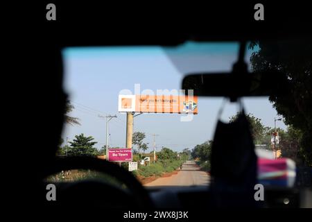 Vues générales de Bo en Sierra Leone, Afrique. Banque D'Images