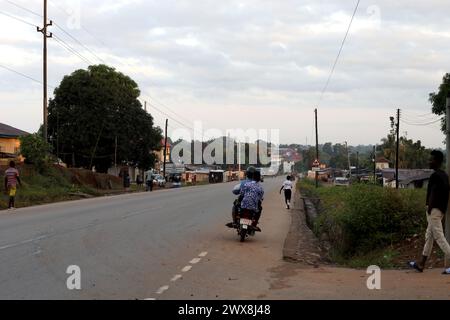 Vues générales de Bo en Sierra Leone, Afrique. Banque D'Images