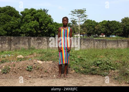 Vues générales de Bo en Sierra Leone, Afrique. Banque D'Images