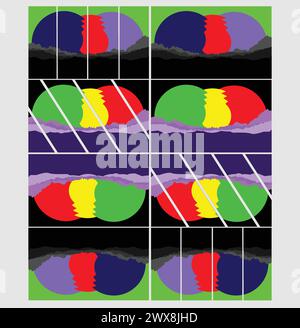 Résumé contexte pour brochure, dépliant, magazine de couverture ou rapport annuel Illustration de Vecteur