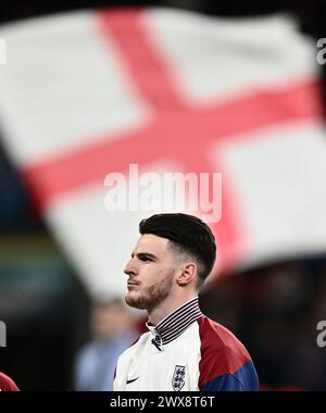 LONDRES, ANGLETERRE - 23 MARS : Declan Rice lors du match amical international entre l'Angleterre et le Brésil au stade de Wembley le 23 mars 2024 à Lon Banque D'Images