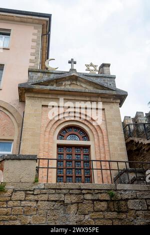 Nouvelle chapelle (Cappella Nuova) - Saint-Marin Banque D'Images