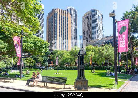 First Fleet Park, The Rocks, Circular Quay West, Sydney, Nouvelle-Galles du Sud, Australie Banque D'Images