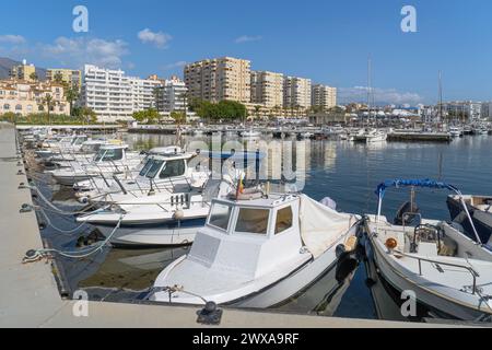 Port de plaisance d'Estepona sur la costa del sol Banque D'Images