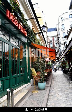 Restaurant - rue de l'ancienne Comédie - Paris Banque D'Images