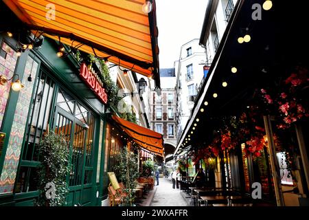 Restaurant - rue de l'ancienne Comédie - Paris Banque D'Images