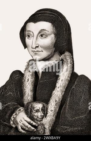 Marguerite de Navarre, 1492 – 1549, reine de Navarre Banque D'Images