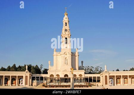 Basilique notre-Dame du Rosaire, basilique du Rosaire, église de pèlerinage, Santuario de Fatima, sanctuaire de Fatima, Fatima, Ourem, Santarem, gros plan Banque D'Images