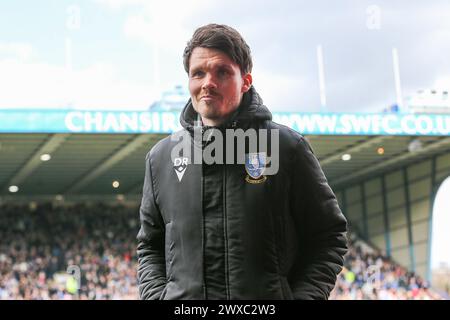 Sheffield, Royaume-Uni. 29 mars 2024. Sheffield Wednesday Manager Danny Rohl lors du Sheffield Wednesday FC vs Swansea City AFC Sky Bet EFL Championship match au Hillsborough Stadium, Sheffield, Angleterre, Royaume-Uni le 29 mars 2024 Credit : Every second Media/Alamy Live News Banque D'Images