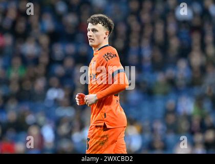 Blackburn, Royaume-Uni. 29 mars 2024. Nathan Broadhead de Ipswich Town, lors du match du Sky Bet Championship Blackburn Rovers vs Ipswich Town à Ewood Park, Blackburn, Royaume-Uni, le 29 mars 2024 (photo par Cody Froggatt/News images) à Blackburn, Royaume-Uni le 29/03/2024. (Photo de Cody Froggatt/News images/Sipa USA) crédit : Sipa USA/Alamy Live News Banque D'Images