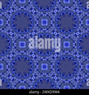 Vector low poly Seamless pattern , fond bleu abstrait, tendance, géométrique, couverture polygonale de luxe d'affaires, toile de fond de style moderne triangle Banque D'Images