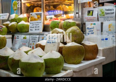 Hawker centre, Singapour Banque D'Images