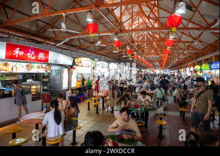 Hawker centre, Singapour Banque D'Images