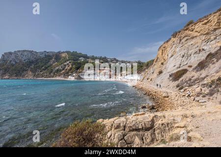 Cala del Portixol in Javea (Xabia), Costa Blanca, Espagne *** Cala del Portixol in Javea (Xabia), Costa Blanca, Espagne Banque D'Images