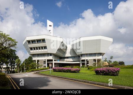 La mairie de Jurong était le siège de la Jurong Town Corporation (JTC). Singapour, construit dans le style moderniste de l'architecture brutaliste Banque D'Images
